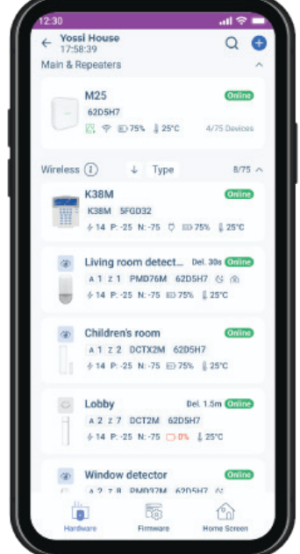 Ρύθμιση Κωδικού Πρόσβασης σε Paradox M
